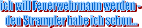 ich will Feuerwehrmann werden - 
den Strampler habe ich schon...